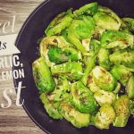 Brussel Sprouts With Garlic, Ginger & Lemon Zest