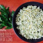 Parsley Fried Rice With Lime